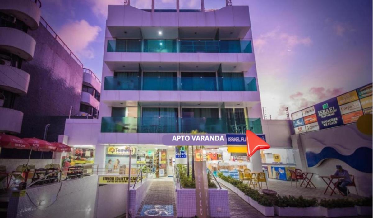 Israel Tambau- Apto Luxuoso- Em Frente Ao Mar Com Varanda Joao Pessoa Luaran gambar