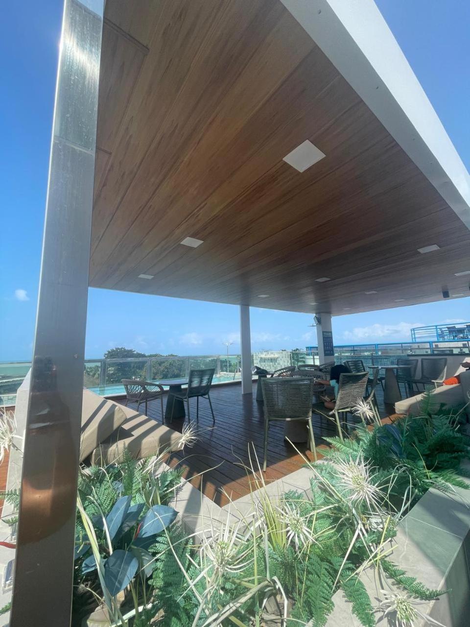 Israel Tambau- Apto Luxuoso- Em Frente Ao Mar Com Varanda Joao Pessoa Luaran gambar