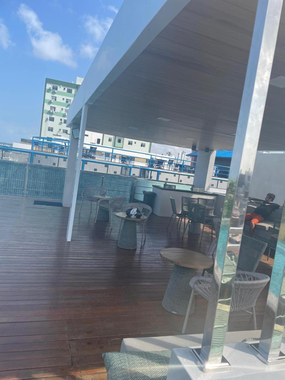 Israel Tambau- Apto Luxuoso- Em Frente Ao Mar Com Varanda Joao Pessoa Luaran gambar